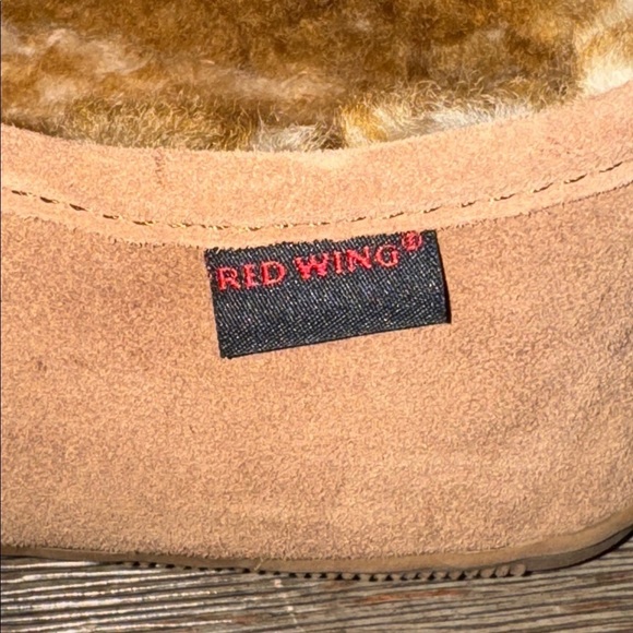 Red Wing Shoes Romeo Slippers tan brown main image 2